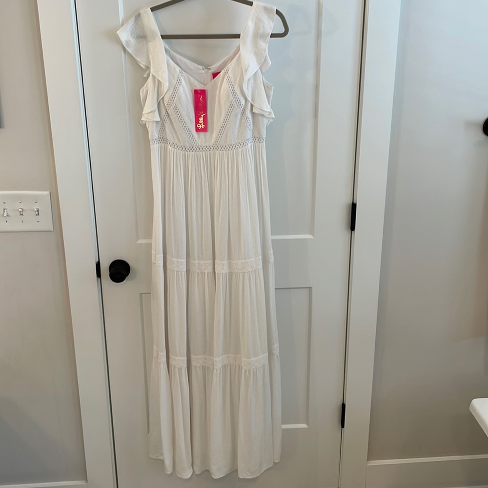Lilly Pulitzer White Maxi Dress